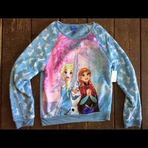 NWT Disney Frozen sweatshirt 10-12